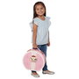 JAKKS PACIFIC - Set de coiffure de voyage Princesses Disney, avec miroir, lisseur, boucleur, sèche-cheveux, brosse et accessoires, sur piles