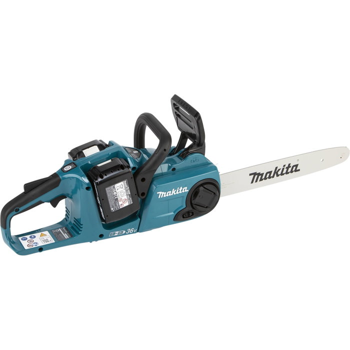 Makita DUC353PG4 Scie à chaîne sans fil 2x18V avec 4x 6,0 Ah Makita DUC353PG4 Scie à chaîne sans fil 2x18V avec 4x 6,0 Ah