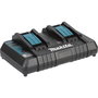 Makita DUC353PG4 Scie à chaîne sans fil 2x18V avec 4x 6,0 Ah