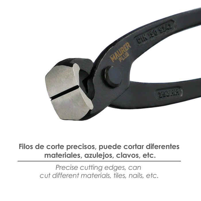 MAURER Tenaille russe professionnelle noire 10''