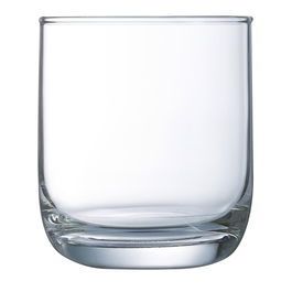 Arcoroc Verres Bas Elisa 23 cL, Lot de 6, Verre Transparent Extra Résistant