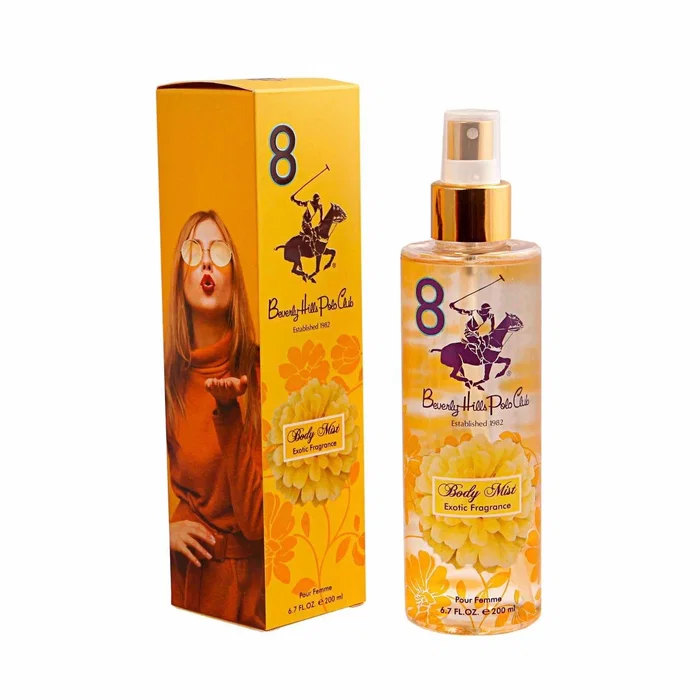 Beverly Hills Polo Club No.8 Exotic Fragrance Spray corporel 200 ml