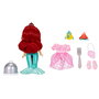 JAKKS PACIFIC Poupée Ariel Disney La Petite Sirène Mar et Terre de 15 cm avec Accessoires pour Transformer la Sirène en Princesse