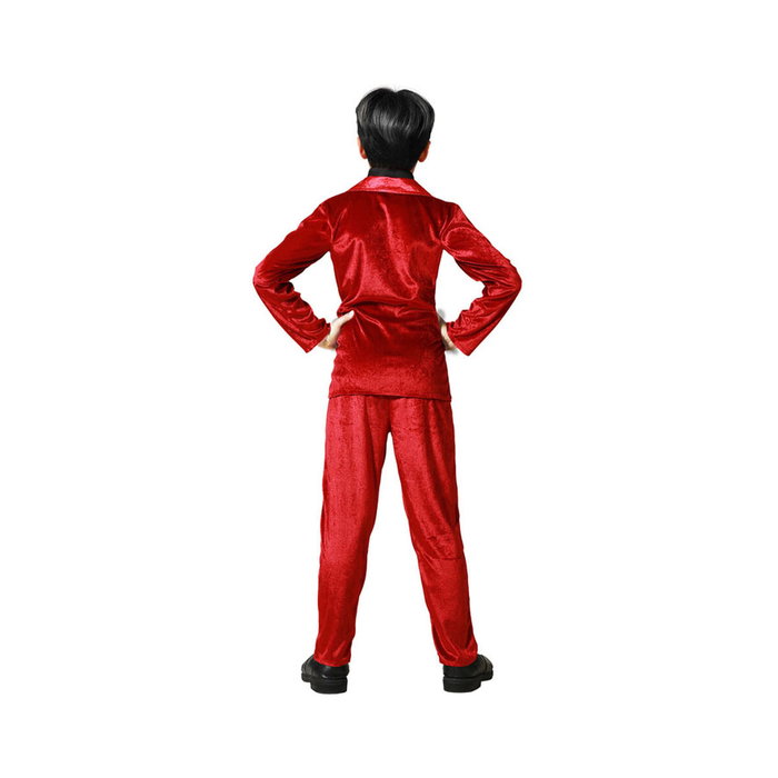 atosa Traje de Vampiro Rojo con Corbata para Niño