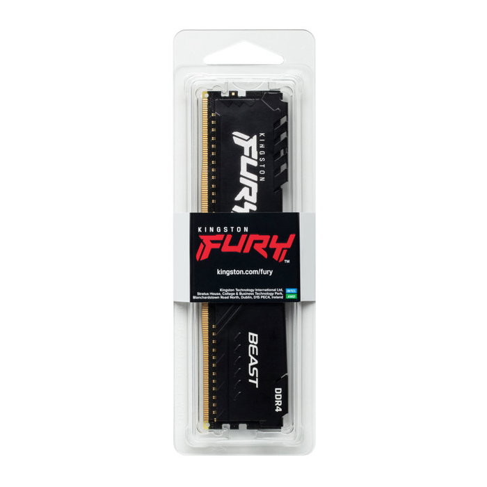 Kingston FURY Beast 32 Go DDR4 3200 MHz CL16 DIMM 288-pin Noir