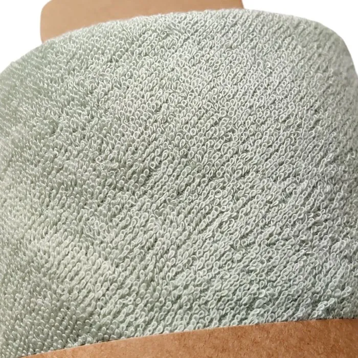 Candide Drap de bain XXL Parent/Bébé - Cape et tablier 2-en-1 - Vert d'eau - 100x100 cm - De la naissance à 2 ans