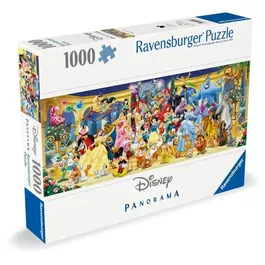 Ravensburger Puzzle 1000 pièces - Panorama Photo de Groupe des Personnages Disney - À partir de 14 ans - Réf. 12000444