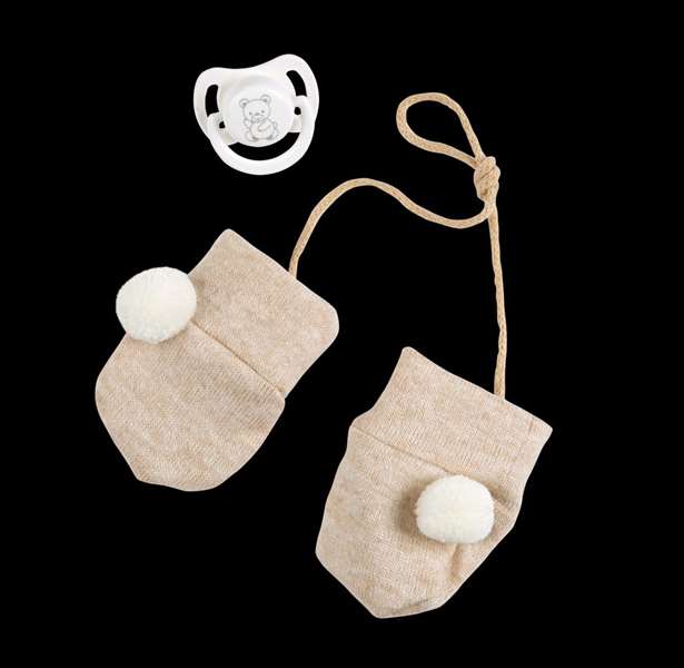Muñecas Arias Poupée Elegance Zoe avec manchons, peluche lestée corps souple 45 cm, langues: espagnol