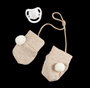 Muñecas Arias Poupée Elegance Zoe avec manchons, peluche lestée corps souple 45 cm, langues: espagnol