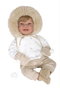 Muñecas Arias Poupée Elegance Zoe avec manchons, peluche lestée corps souple 45 cm, langues: espagnol