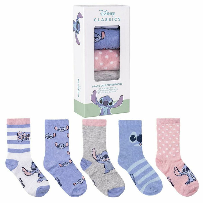 Cerdá Pack de chaussettes Stitch 5 Pièces Taille 27-30