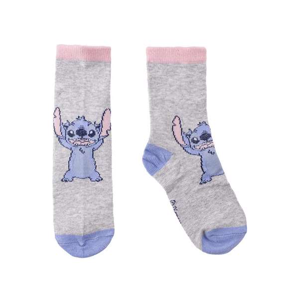 Cerdá Paquet de 5 paires de chaussettes motif Stitch pointure 27-30 pour enfant (3 ans et plus) - MULTICOLOR