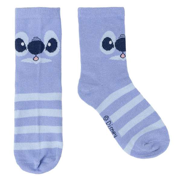 Cerdá Paquet de 5 paires de chaussettes motif Stitch pointure 27-30 pour enfant (3 ans et plus) - MULTICOLOR