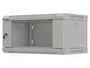 Lanberg Armoire rack murale 19 pouces 4U grise