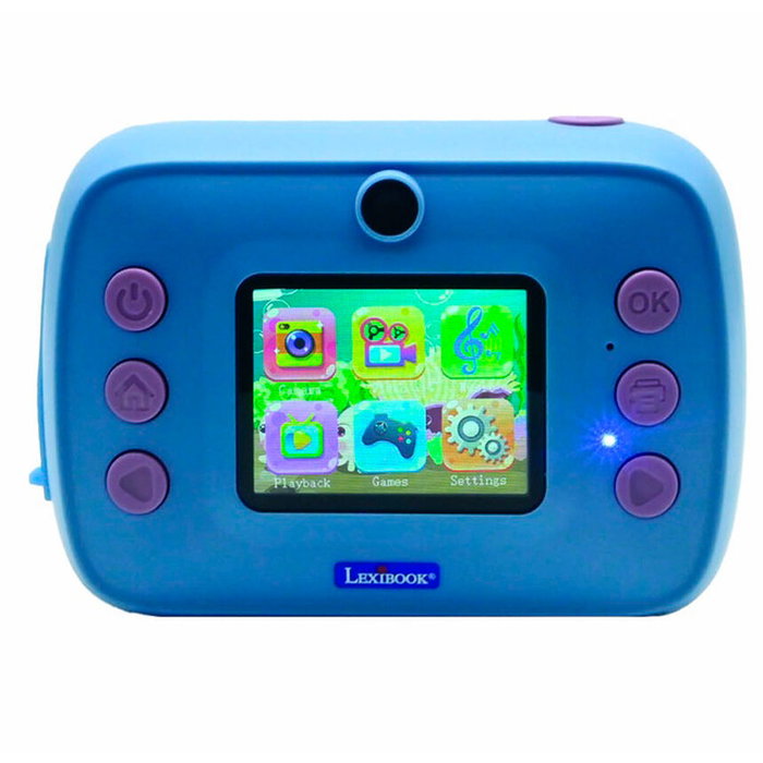 Lexibook Starcam Print Stitch Appareil Photo Instantané Bleu et Multicolore