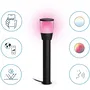 Wiz - Kit de Borne d'Éclairage Connectée Extérieure ELPAS, 12V, Aluminium Noir avec LED Intégrée, Compatible Alexa et Google Assistant, Contrôle via App WiZ