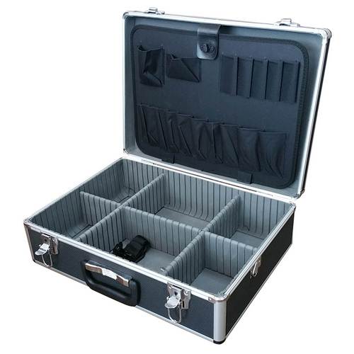 Tuman Mallette à outils Aluminium/Noir 45x33x15cm Tuman Mallette à outils Aluminium/Noir 45x33x15cm
