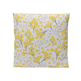 KSD Coussin carré polyester imprimé extérieur, 45 x 45 x 8 cm, résistant UV et à l'eau