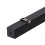 Greenice Profilé pour rubans LED 2 mètres avec diffuseur noir opale
