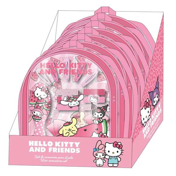 Cerdá Set de beauté Hello Kitty avec petit sac - Rose