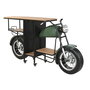 Range Bouteilles Home ESPRIT Marron Noir Vert foncé 188 X 59 X 99 CM