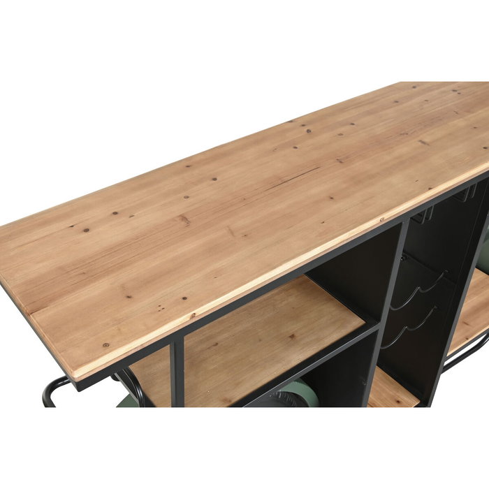 Range Bouteilles Home ESPRIT Marron Noir Vert foncé 188 X 59 X 99 CM