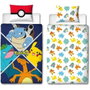 Pokémon Parure de couette Starter Evolution II Multicouleur, 2 pièces