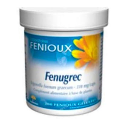FENIOUX Fenogreco 330mg, 200 capsules FENIOUX Fenogreco 330mg, 200 capsules