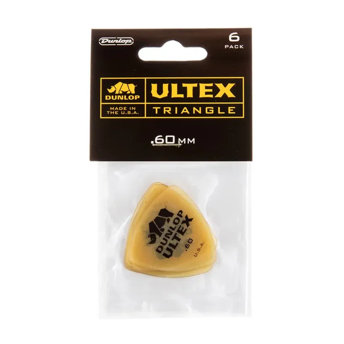 Dunlop Pack 72 Picks Ultex® Triangle Amber - 0.60 mm