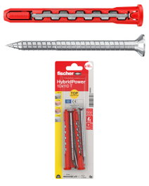 FISCHER HybridPower 10 x 110 mm avec vis et fraisage