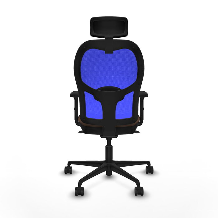 Piqueras y Crespo Chaise de Bureau 2D036N2 Bleu Brun foncé