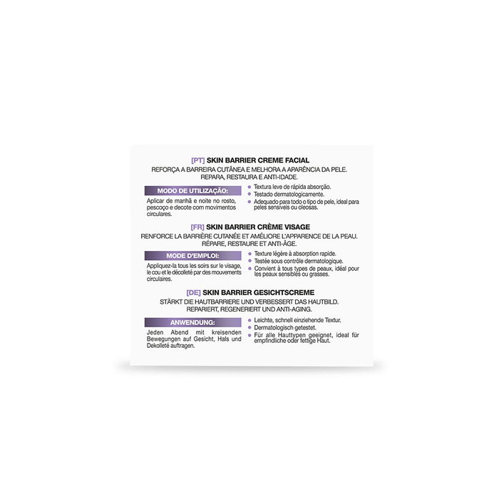 Babaria Crème visage SKIN BARRIER 50 ml Babaria Crème visage SKIN BARRIER 50 ml