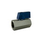 Edm Mini valve à sphère femelle/femelle 1/2'' en acier inoxydable chromé