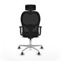 Piqueras y Crespo Chaise de Bureau 1D086G2 Marron Noir