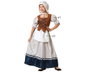 Disfraz Mesonera Vestido Blanco Niña Infantil
