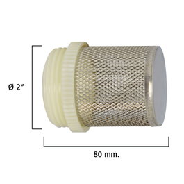 WOLFPACK LINEA PROFESIONAL Filtre inoxydable pour clapet anti-retour 2 pouces