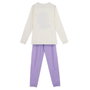 Warner Bros Pyjama Long Single Jersey Beige et Lila XS