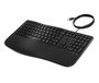 HP 485 Comfort Clavier Filaire USB avec Touches Programmables, Repose-Poignet et Trois Angles Réglables pour PC