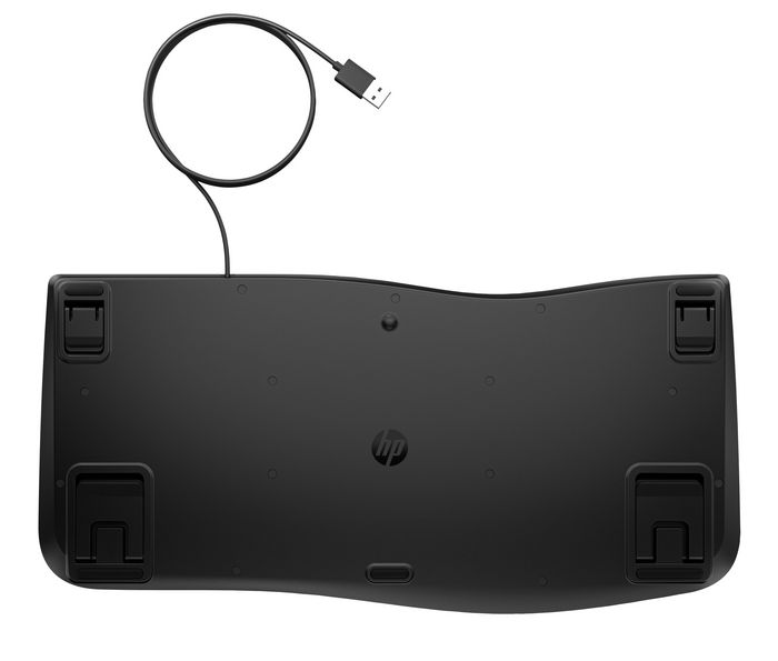 HP 485 Comfort Clavier Filaire USB avec Touches Programmables, Repose-Poignet et Trois Angles Réglables pour PC