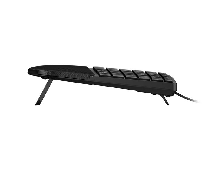HP 485 Comfort Clavier Filaire USB avec Touches Programmables, Repose-Poignet et Trois Angles Réglables pour PC