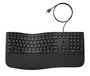 HP 485 Comfort Clavier Filaire USB avec Touches Programmables, Repose-Poignet et Trois Angles Réglables pour PC