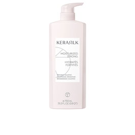 Kerasilk Shampooing Réparateur Essentiels 750 ml - Fortifiant, Hydratant et Vegan pour Cheveux Éclatants et Sains