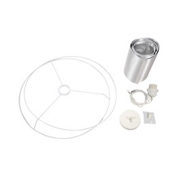 Lampe suspendue Brownsville Ø450x200 mm textile