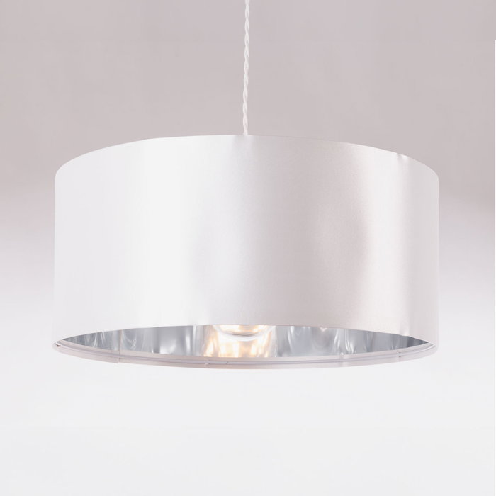 Lampe suspendue Brownsville Ø450x200 mm textile Lampe suspendue Brownsville Ø450x200 mm textile