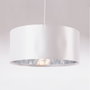 Lampe suspendue Brownsville Ø450x200 mm textile