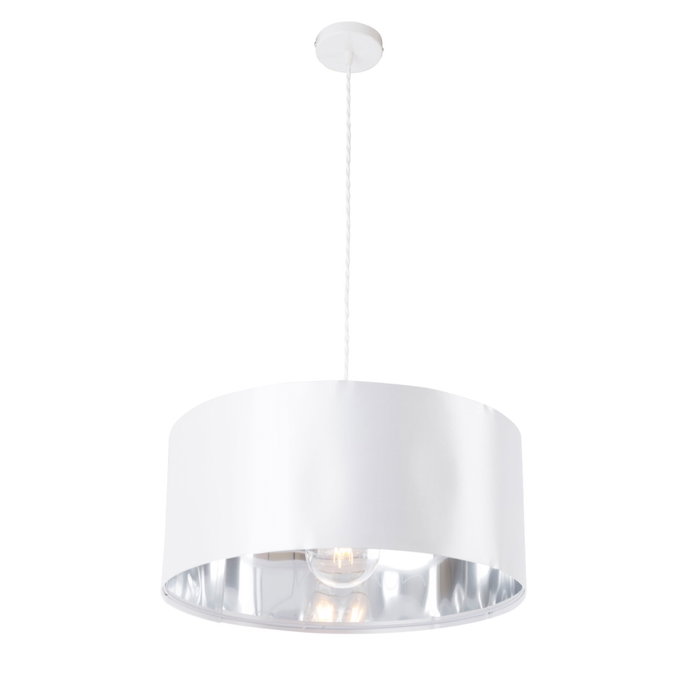 Lampe suspendue Brownsville Ø450x200 mm textile Lampe suspendue Brownsville Ø450x200 mm textile