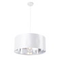 Lampe suspendue Brownsville Ø450x200 mm textile