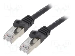 GEMBIRD Cordon de raccordement Cat 6 F/UTP 3m noir