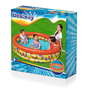 Bestway Piscine Gonflable Enfant 3 Anneaux Papillons 168x38 cm +2 Ans Jardin 51202