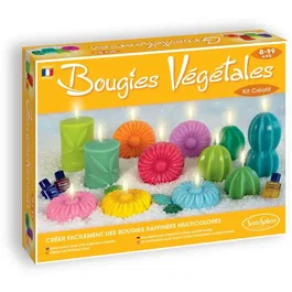 Sentosphere - Kit Créatif Bougie DIY - Cire Végétale 100% Naturelle - Activité Manuelle Dès 14 Ans - Pour Ambiance Cocooning